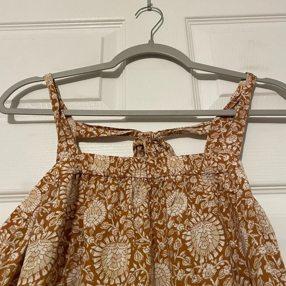 Old Navy Floral Maxi Dress with Square Tie Back - Picture 4 of 7